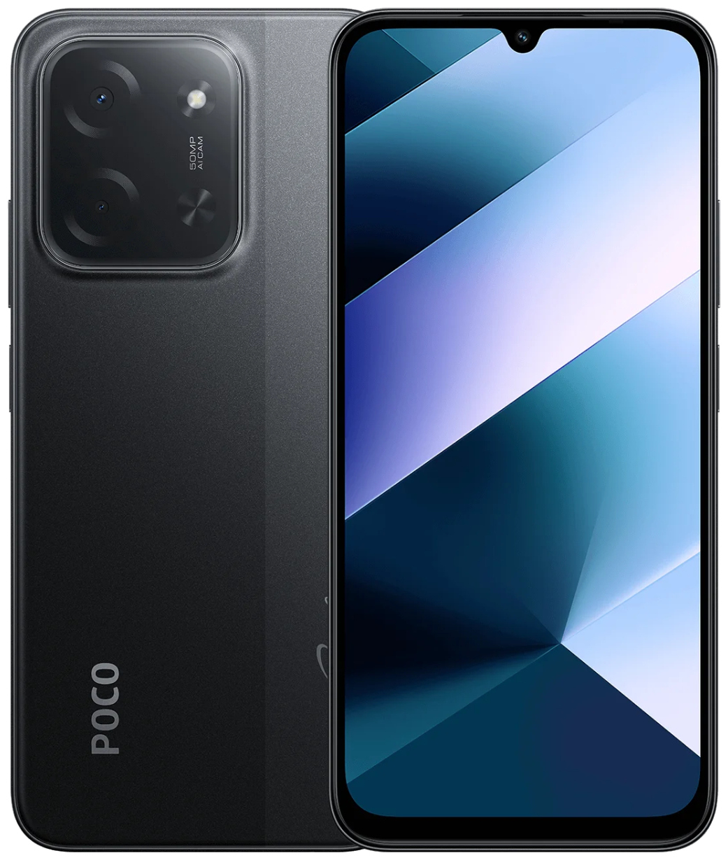 Смартфон POCO C85 8/256 ГБ черный